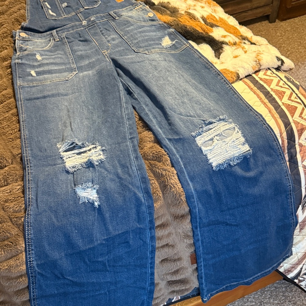 Denim Overalls for Women - Picture 2 of 6